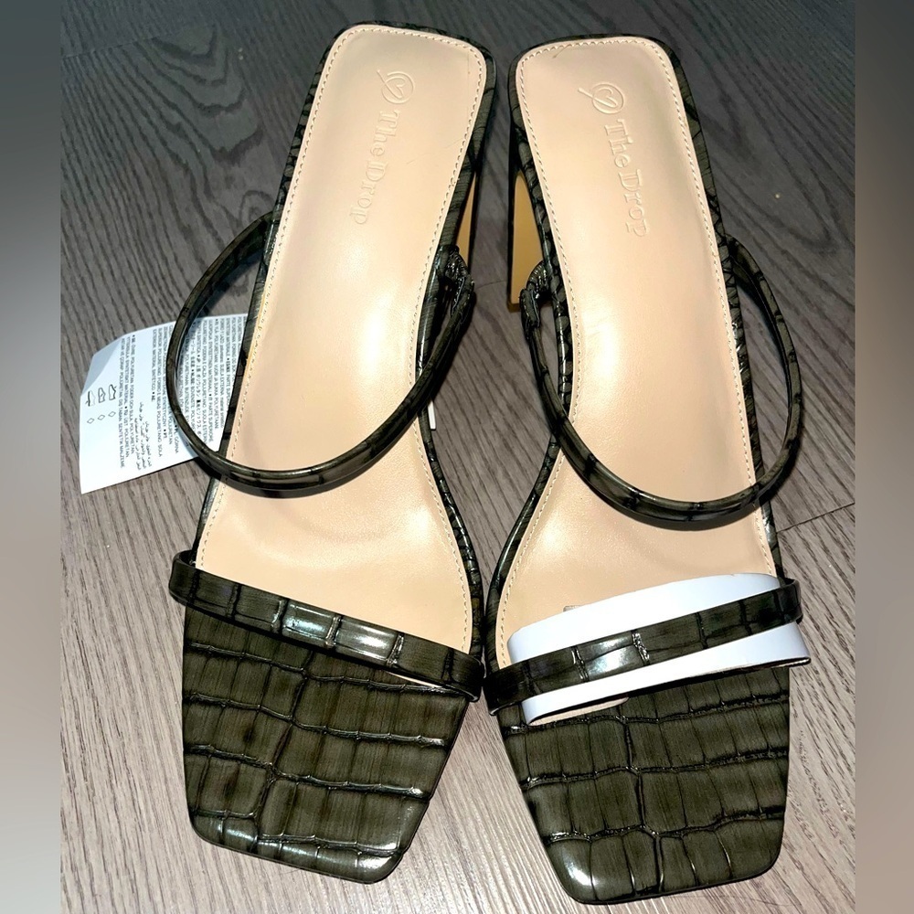 The Drop Avery Capers Sandal Heels, NWT, Size 9.5